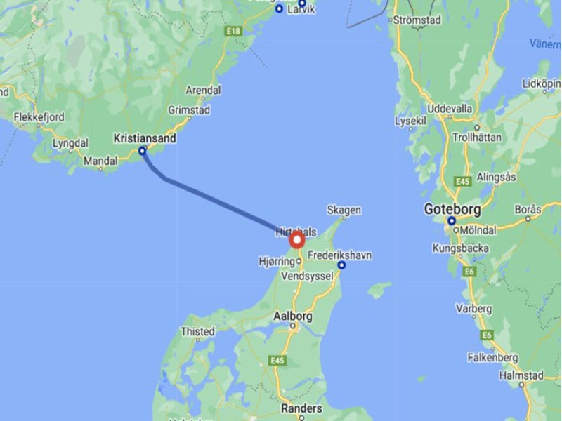 01. Fähre Hirtshals - Kristiansand
