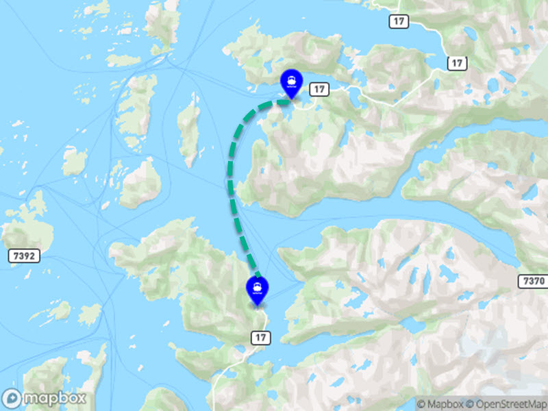 11. Fähre Kilboghamn - Jektvik (Nordland)