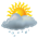 sonnig bewoelkt 35